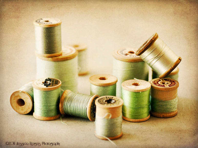 Vintage Spools ©2011 Jessica Rogers Photography