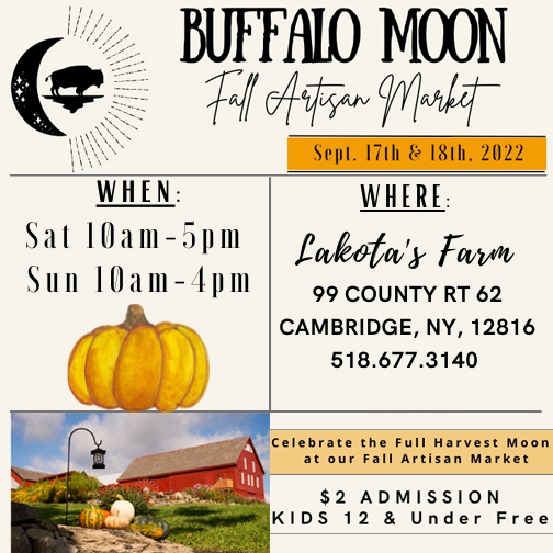 BUFFALO MOON FALL ARTISAN MARKET